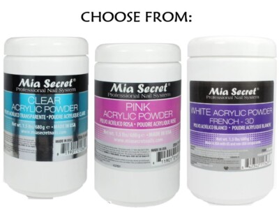Mia Secret Professional Acrylic Nail Powder 1.5 lbs - CHOOSE YOUR COLORS