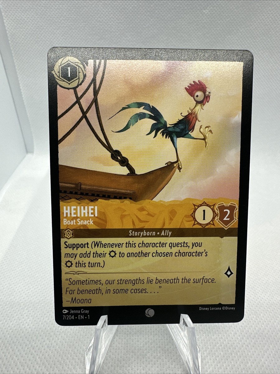 HEIHEI Boat Snack 7/204 Disney Lorcana The First Chapter | eBay HEIHEI Boat Snack 7/204 Disney Lorcana The First Chapter | eBay
