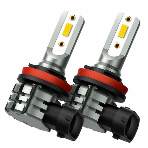 AUXITO H8 H11 LED Fog Light DRL Driving Bulb 4000LM Golden Yellow Super Bright - Picture 10 of 12