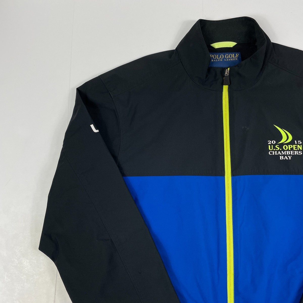 Polo Ralph Lauren Jacket Mens Medium Blue US Open USGA Golf