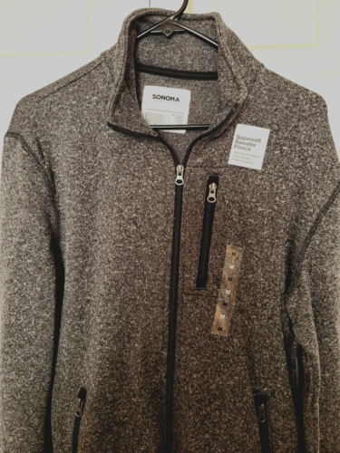 Sonoma Goods For Life superweicher Pullover mit Reißverschluss Jacke Medium neu mit Etikett unverbindliche Preisempfehlung des Herstellers 48 $ - Bild 1 von 12