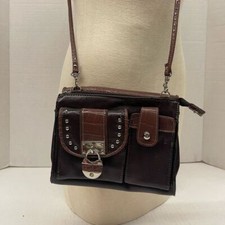 Kathy Van Zeeland brown crossbody casual summer multipocket