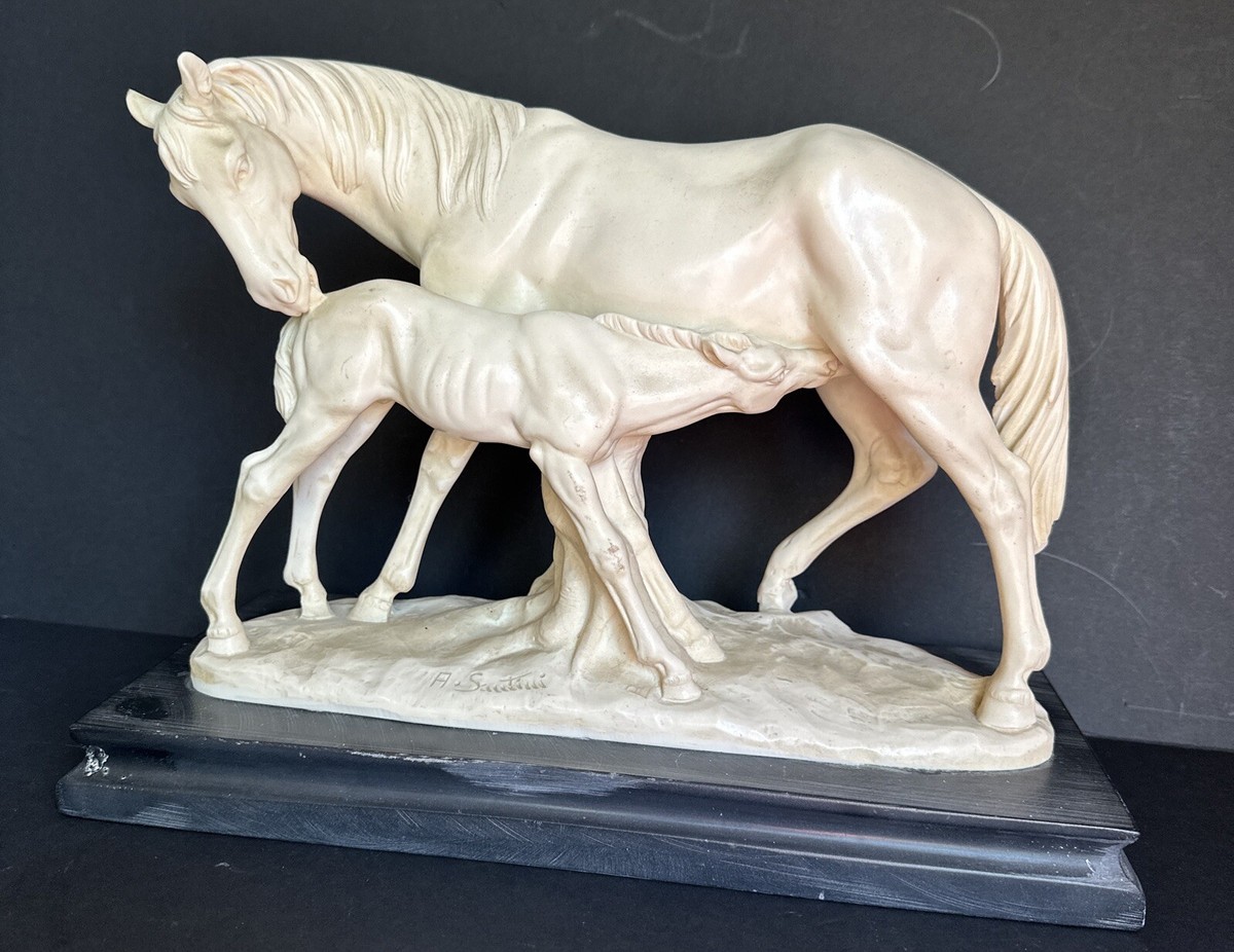 アンテルマ サンティーニ　MADE IN ITALY イタリア製　馬　馬の親子 アンテルマ サンティーニ MADE IN ITALY イタリア製 馬 馬の親子