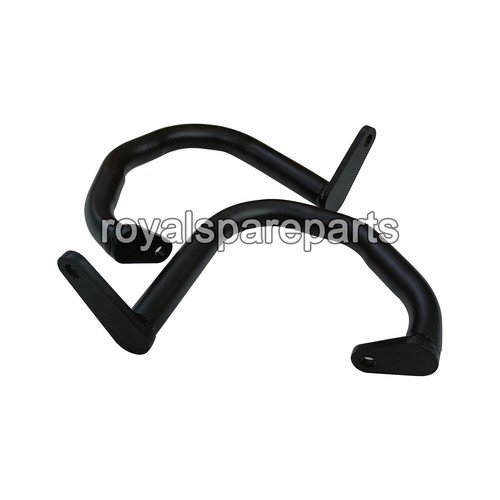 Compatible Con Royal Enfield Shotgun 650 "Protector De Motor Compacto Negro" - Imagen 7 de 12