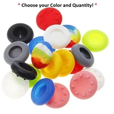 Thumb Stick Grips (Qty 2) PS5 PS4 PS3 Xbox One 360 Wii U Controller Joystick Cap