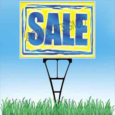 18"x24" SALE Outdoor Yard Sign  Stake Sidewalk Lawn Sales Retail Sales Business