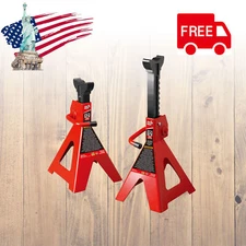 BIG RED 12 Ton (24,000 lbs) Torin Steel Jack Stands, Red, 1 Pair, T41202
