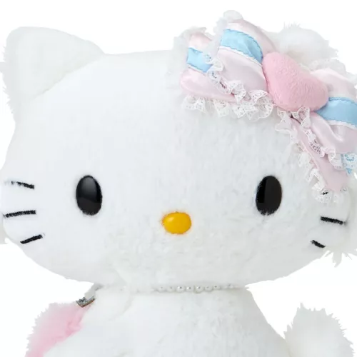 Sanrio Charmmy Kitty Stuffed Toy (Heisei Character Fluffy Heart) Hello Kitty New - Picture 3 of 3