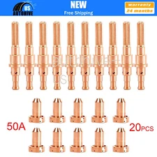 20x 50A Plasma Consumables for Thermal Dynamics SL60-SL100 PK20 9-8215 9-8209 US