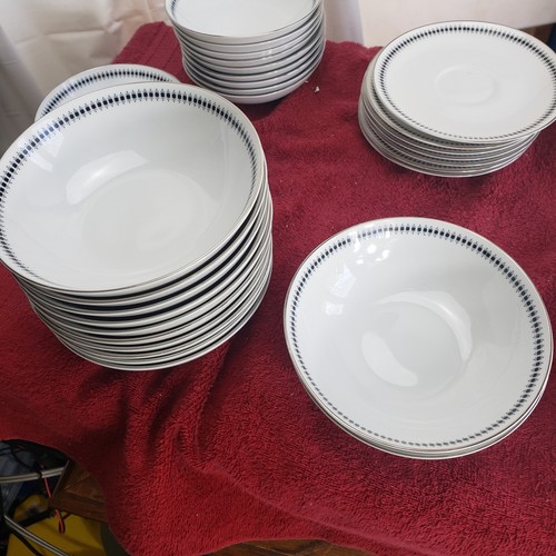 Juego de vajilla de porcelana fina Mikasa Starlight 5560 blanco negro gris - Imagen 15 de 15