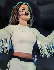Pop Star Britney Spears Crazy Tour 2000 UNSIGNED 8X10 Gloss Photo