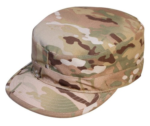 RANGER Style Fatigue Cap US Army Camo USMC Cadet Patrol Paintball Hat 