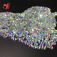 1440pc Sparkly Crystal AB Iron On Hotfix Rhinestone HotFix Flatback Strass Stone