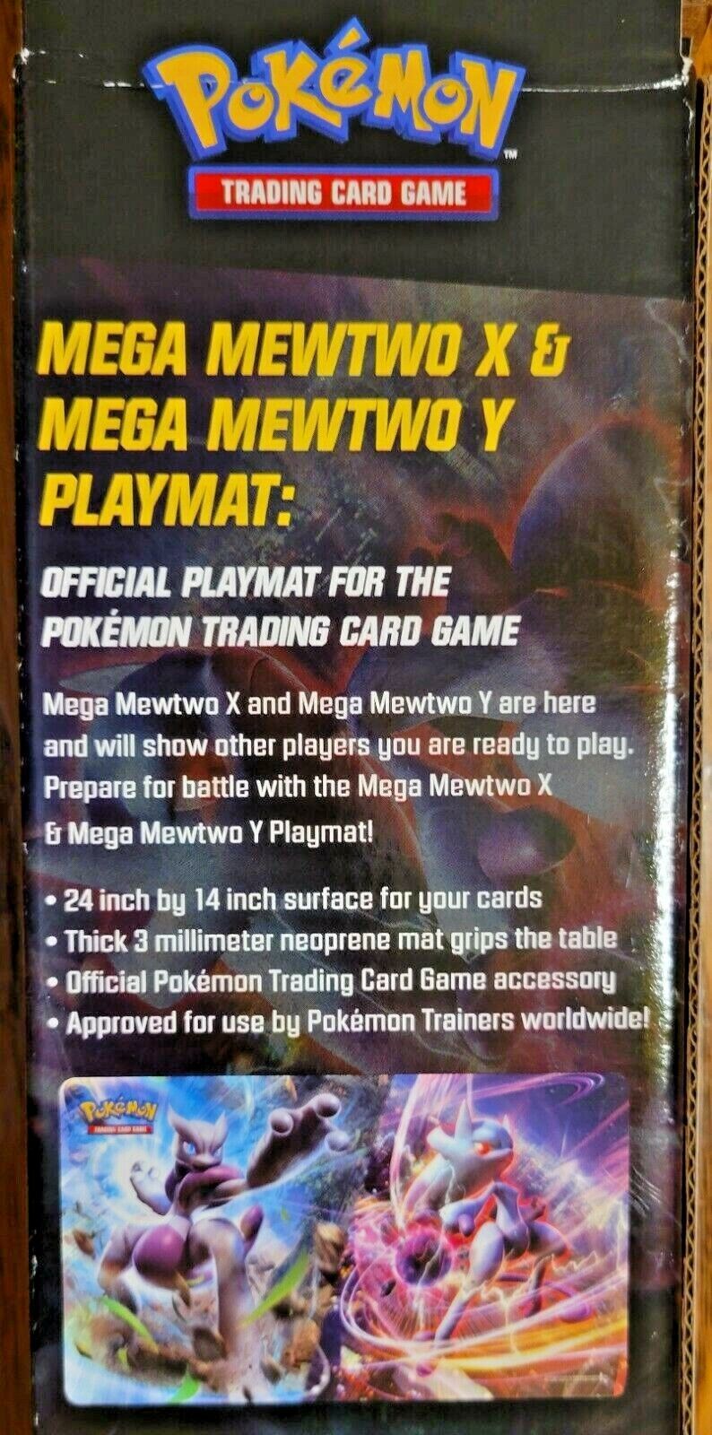 Pokémon TCG: Mega Mewtwo X and Mega Mewtwo Y Playmat – GojiGang