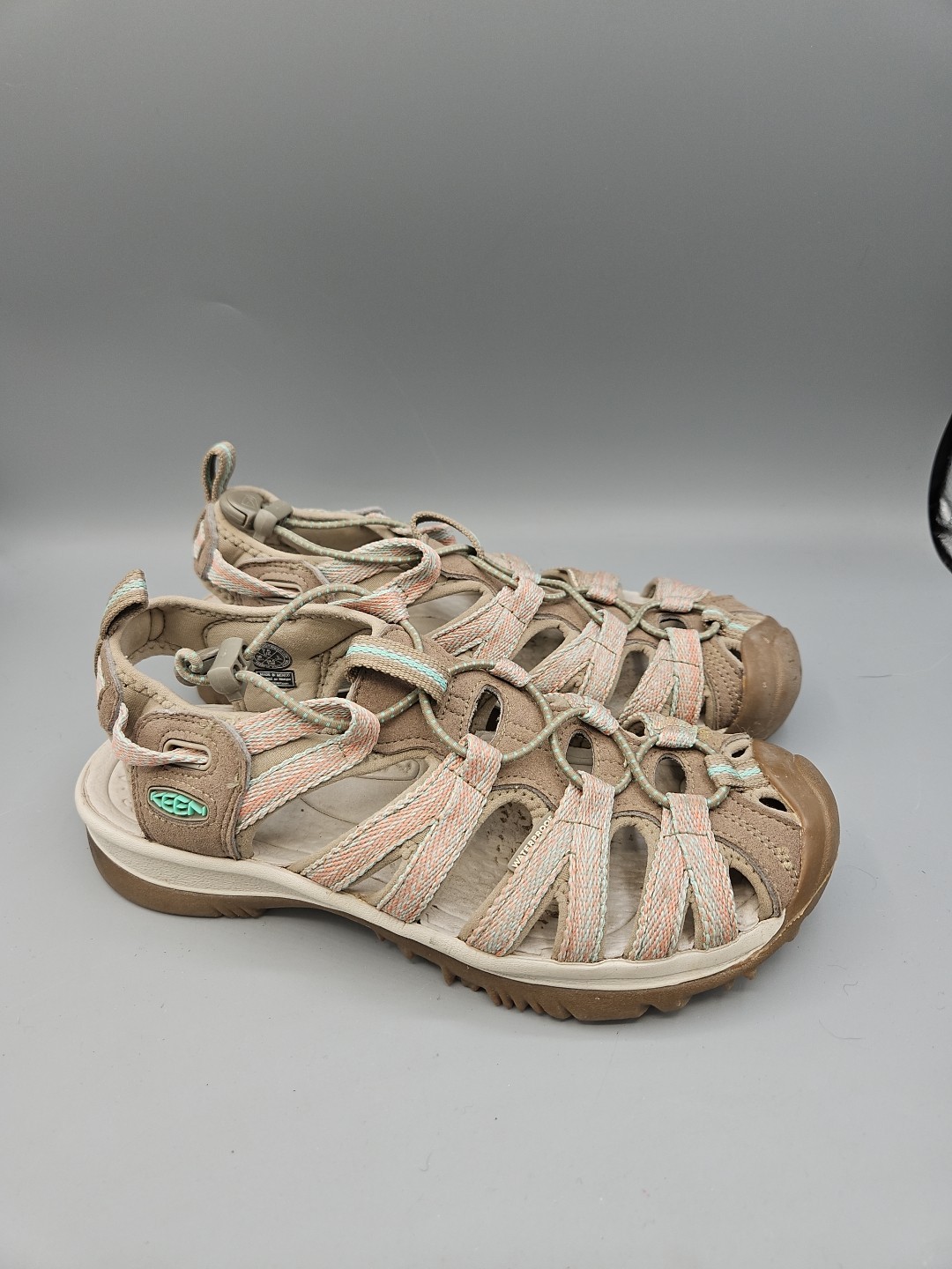 Keen Whisper 1022810 sandali da trekking impermeabili da donna taglia 7 5 escursioni all'aperto