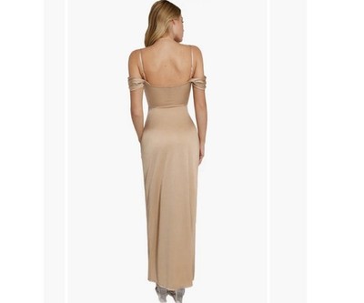 3 4 sleeve jersey maxi dress Jersey V-Neck 3/4 Sleeves – KF Bridal