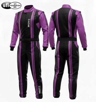 Move Extra-Light MR-86  SFI 3.2A/5 Double Layer Track Rally Car Race Suit Purple