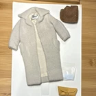 Barbie Peachy Fleecy Coat Vintage Outfit Purse Hat 3 Pieces 1959 Fashion Doll