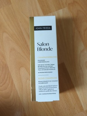 John Frieda Salon Blonde Champagnerblond pflegende Farbveredelung NEU OVP
