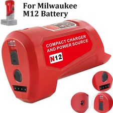 Charger Adapter Tool Red For Milwaukee QC3.0 18W For M12 Heated Jacket Battery