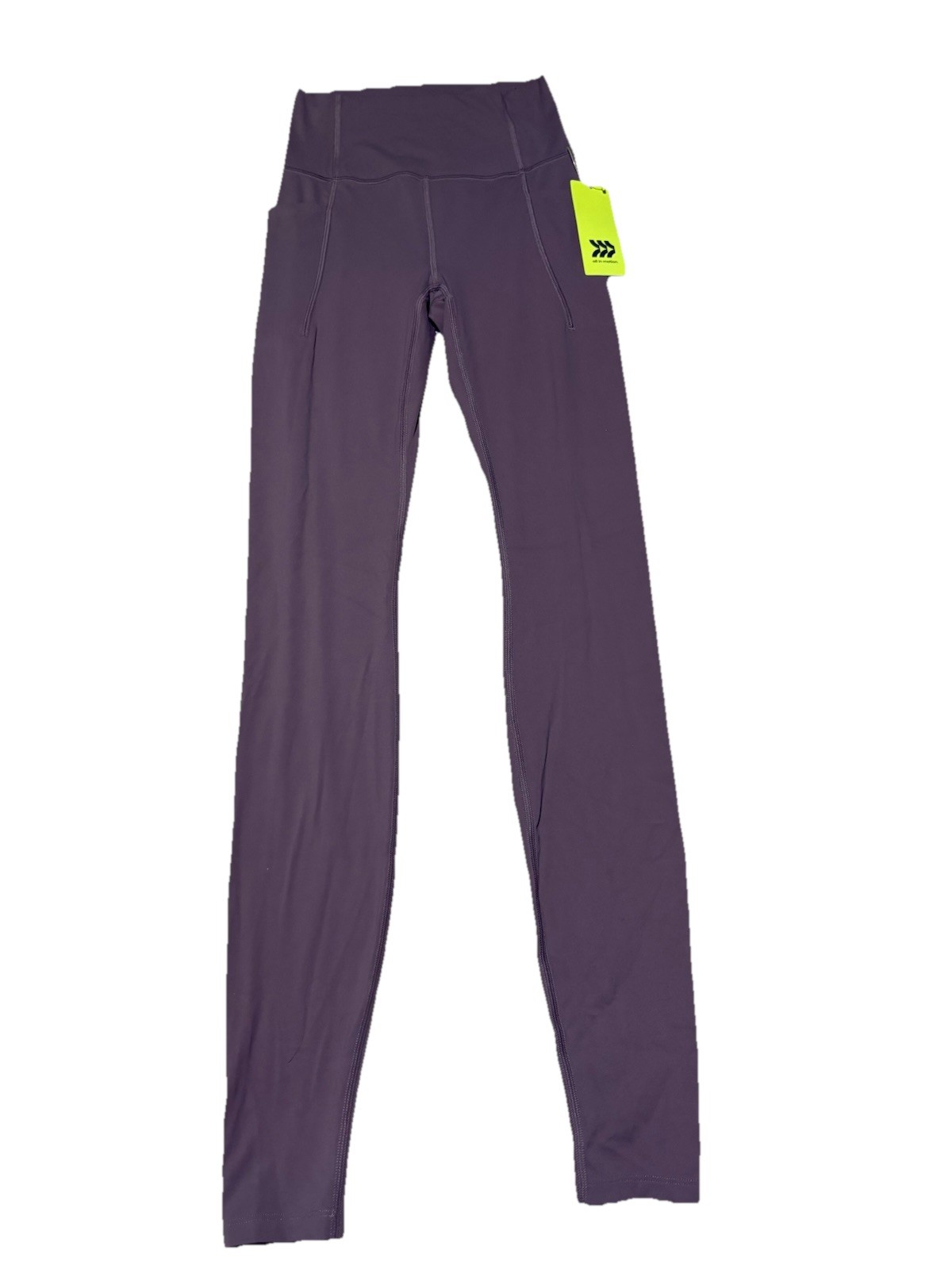 All In Motion Women' Ultra High-Rise Leggings XS Long Light Brown Side Pocket NW