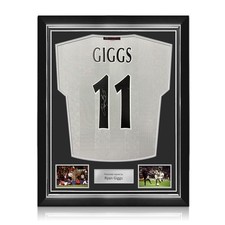 Ryan Giggs Signed Original Manchester United 1997-99 Away Shirt. Superior Frame