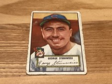 1952 Topps Snuffy Stirnweiss George Stirnweiss #217 - Good - Corner Wear