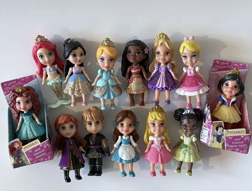 Disney Princess Mini Toddler Dolls Mixed Bundle