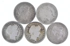 Better Lot 5 1892 1906-D 1898 1908-D 1903-O Barber Dime 0.50 Face *274