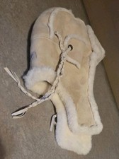 Ugg Sheepskin Medium/ L Winter Trapper Hat/Cap Cozy Gorpcore