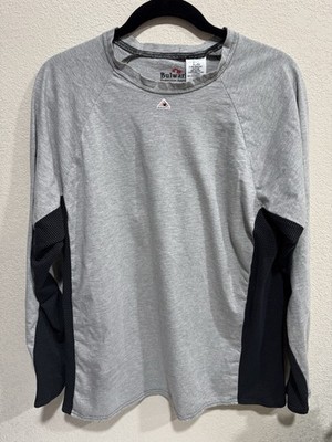Bulwark FR Flame Resistant Gray XL Work Shirt Long Sleeve Cotton Polyester