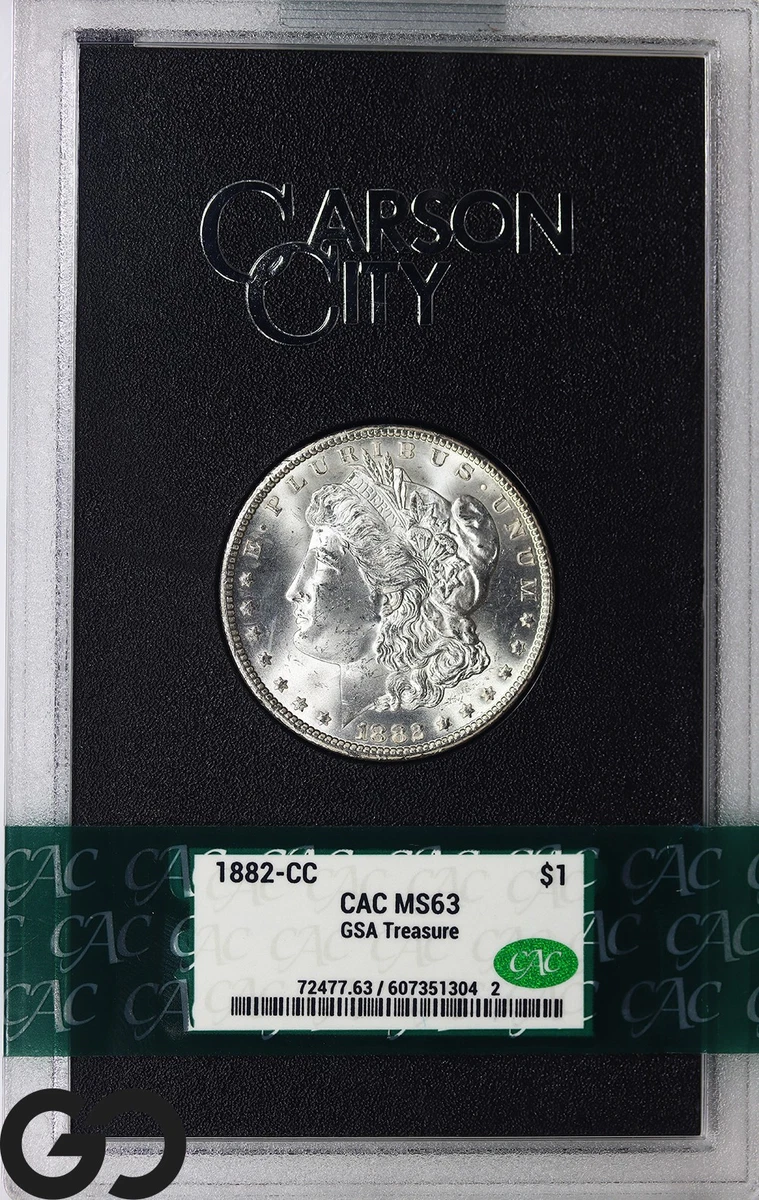 Carson City Grade MS 63 1882 Year Morgan US Dollars (1878-1921