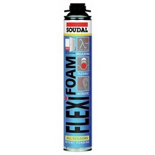 Mousse polyuréthane Flexifoam - bombe pistolable SOUDAL