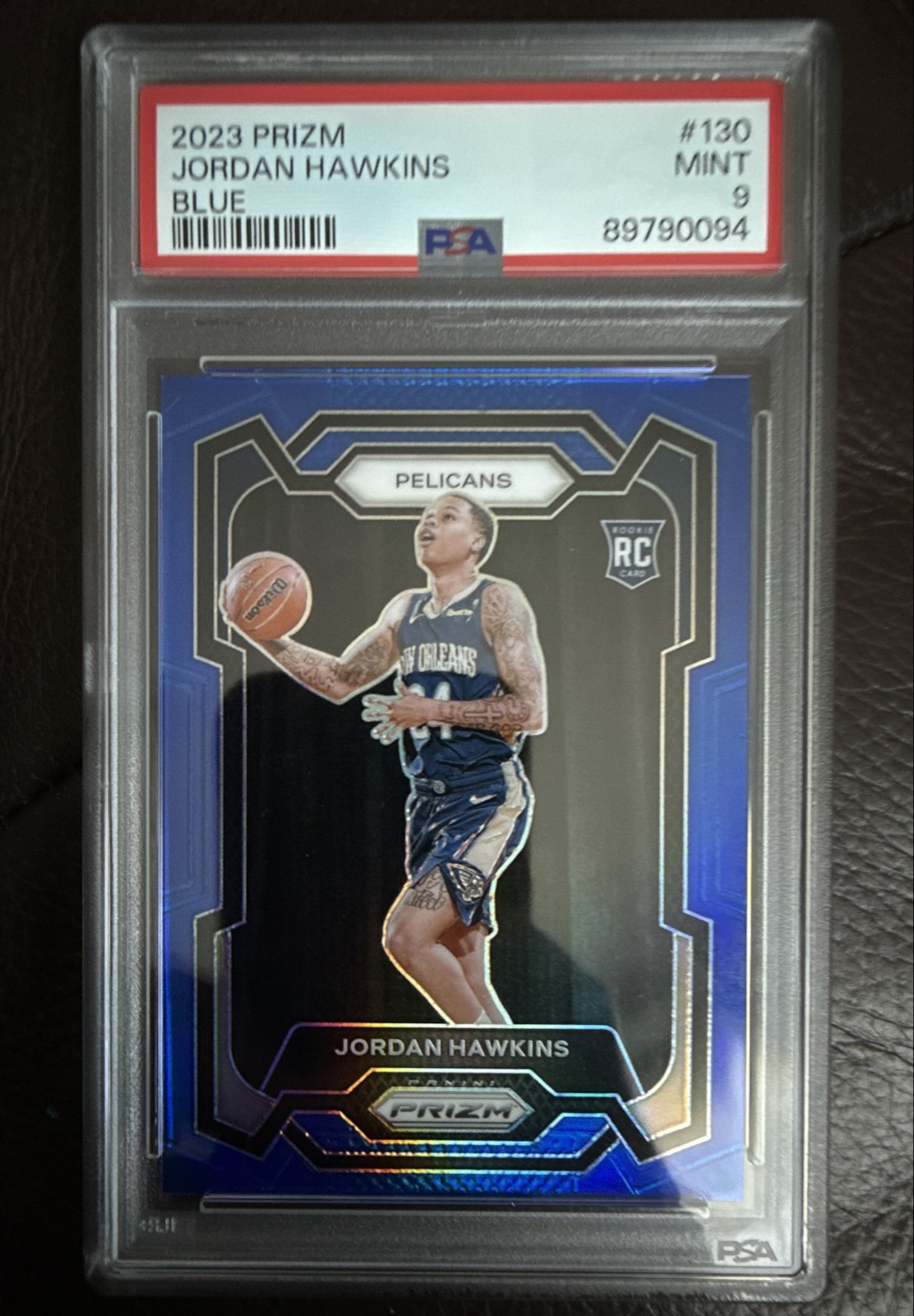 2023-24 Panini Prizm - Jordan Hawkins #130 Blue Prizm /199 (RC)