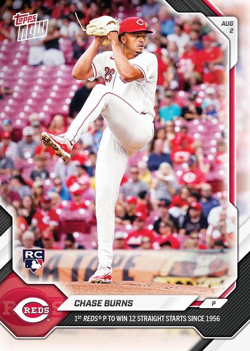 *PRE SALE* Chase Burns - 2026 MLB Topps NOW® - Card 512
