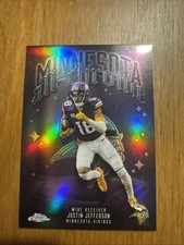 Justin Jefferson 2025 Topps Chrome All Chrome Refractor