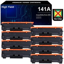 8-Pack W1410A 141A Toner NO CHIP Fits for HP LaserJet MFP M139w M140w M110w A