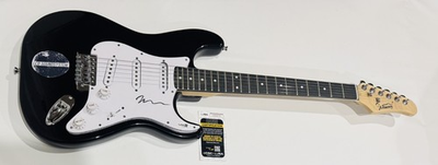 #ad JAMES MURPHY SIGNED BLACK ELECTRIC GUITAR LCD SOUNDSYSTEM IMPERFECT JSA COA $399.99
