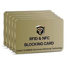 RFID Blocking Card 5 Pack NFC Contactless Protector for Wallet Security