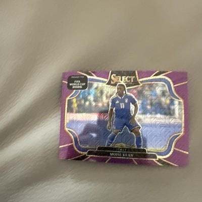 2026 Panini Select FIFA WC - Moise Kean - Field Level FOTL Neon Purple Pulsar /3