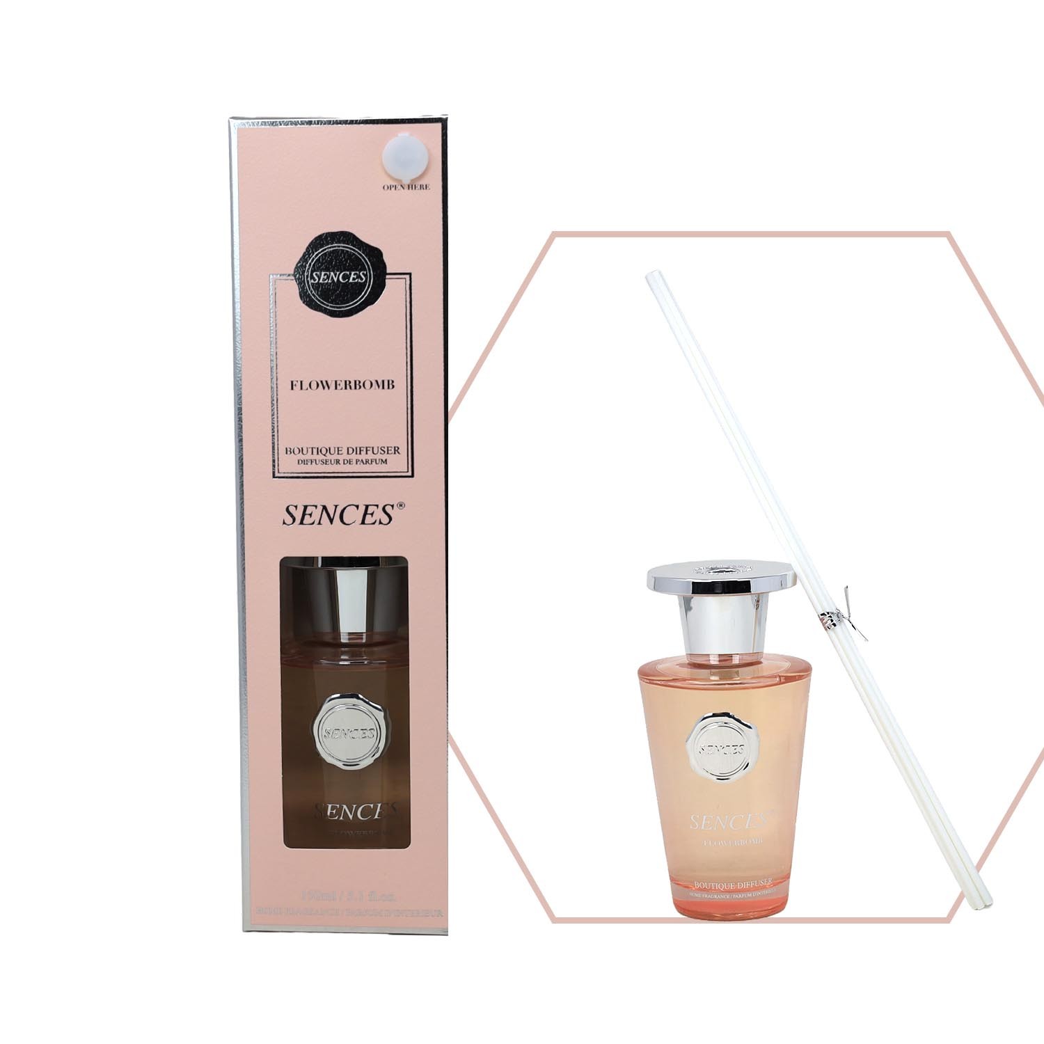 Baltus Reed Diffuser 150ml Flowerbomb Air Freshener Room Scents Aromatherapy
