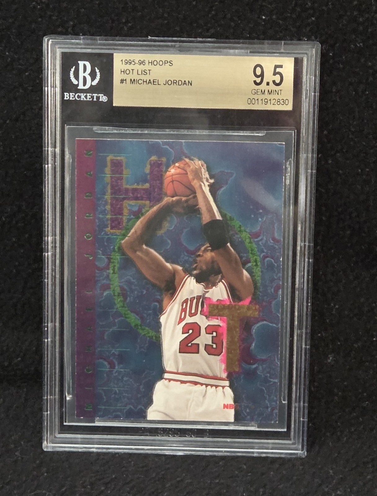 1995-96 Hoops Hot List Foil Michael Jordan BGS 9.5 Gem Mint 💎