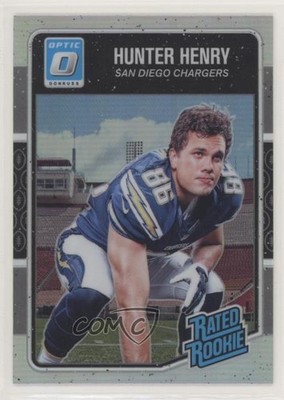 2016 Donruss Optic Rated Rookie Holo Hunter Henry #169 Rookie RC 1q9