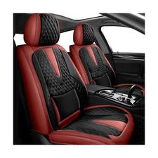 Foneso Car Seat Covers for Truck Chevy Chevrolet Silverado GMC Sierra Leather...