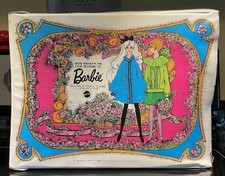 1968 Mattel Inc The World of Barbie Double Doll Case 1007 Made in USA Clean