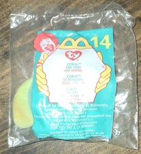 Mini Beanie Babies Mcdonalds - #14 Coral The Fish