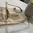 Louis Vuitton Aviator Sunglasses Gold Metal Frame Brown Gradient Plastic Lenses — photo 2