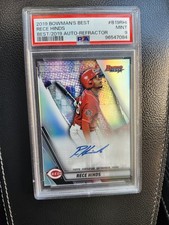 RECE HINDS 2019 BOWMANS BEST OF 2019 AUTO REFRACTOR PSA 9. REDS