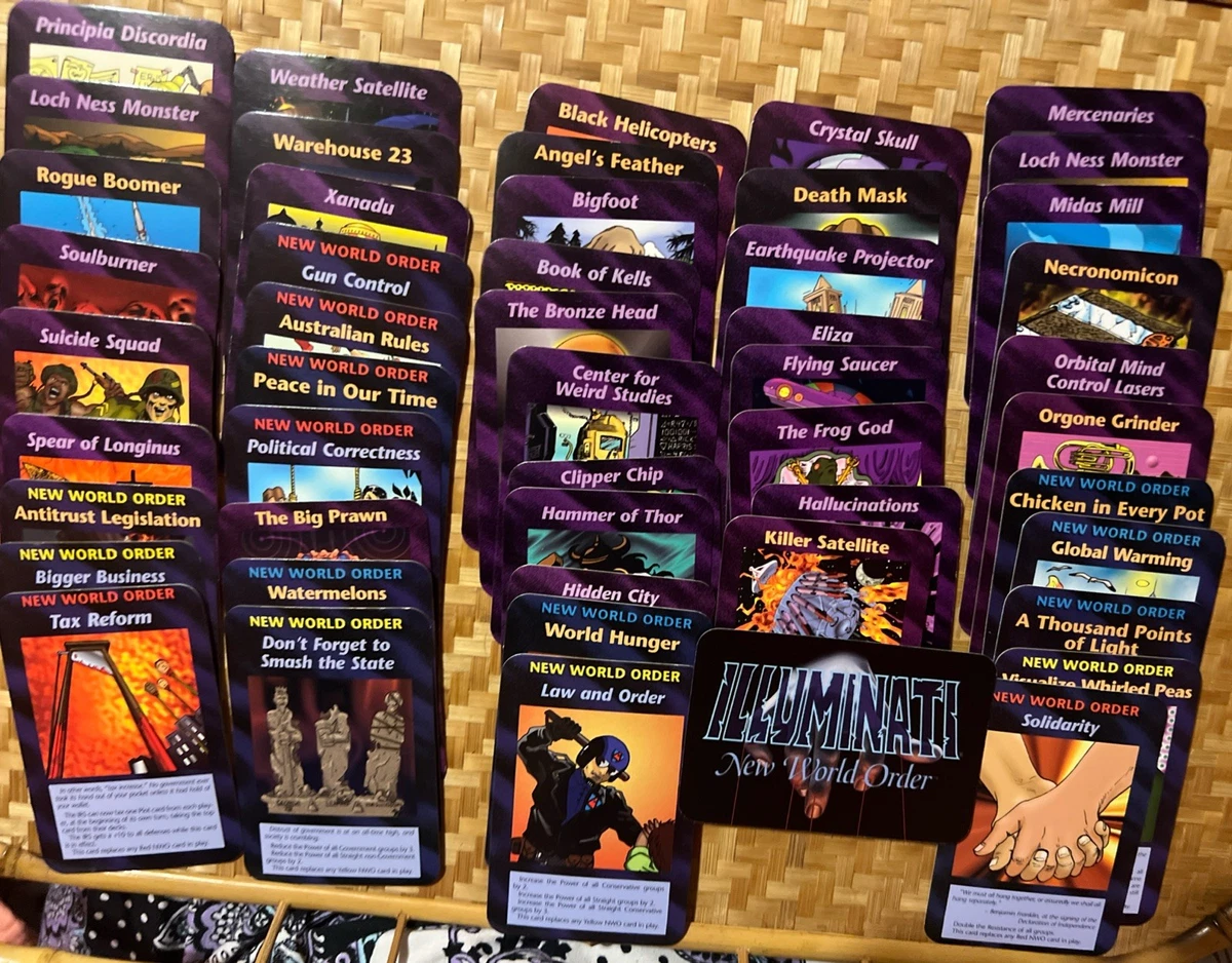 Illuminati: New World Order Steve Jackson Games Trading Card Games