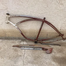 Vintage Schwinn Cantilever 26 Frame 1955/56 WASP Heavyweight Ballon